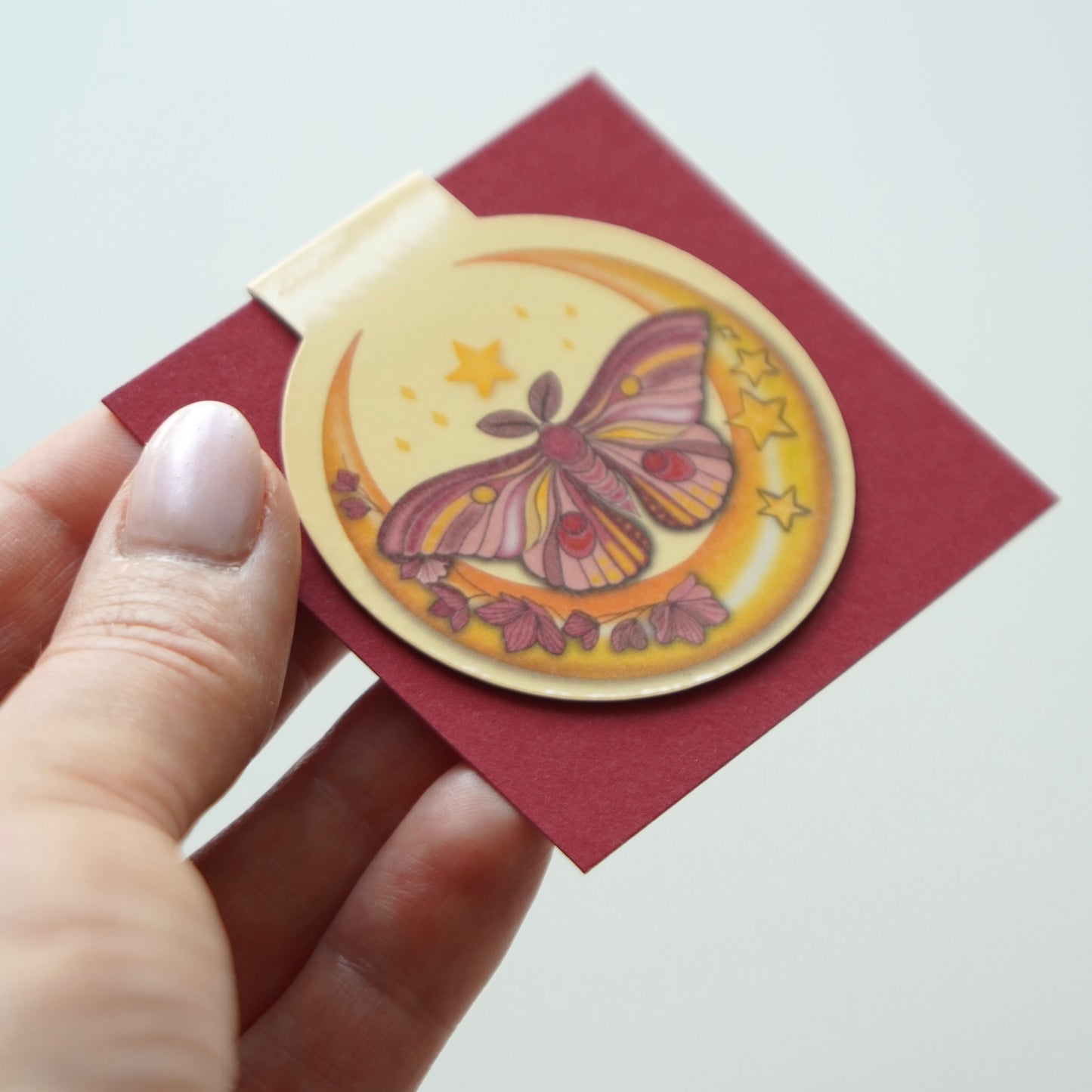 magnetischer Lesezeichen "Nachtschmetterling"