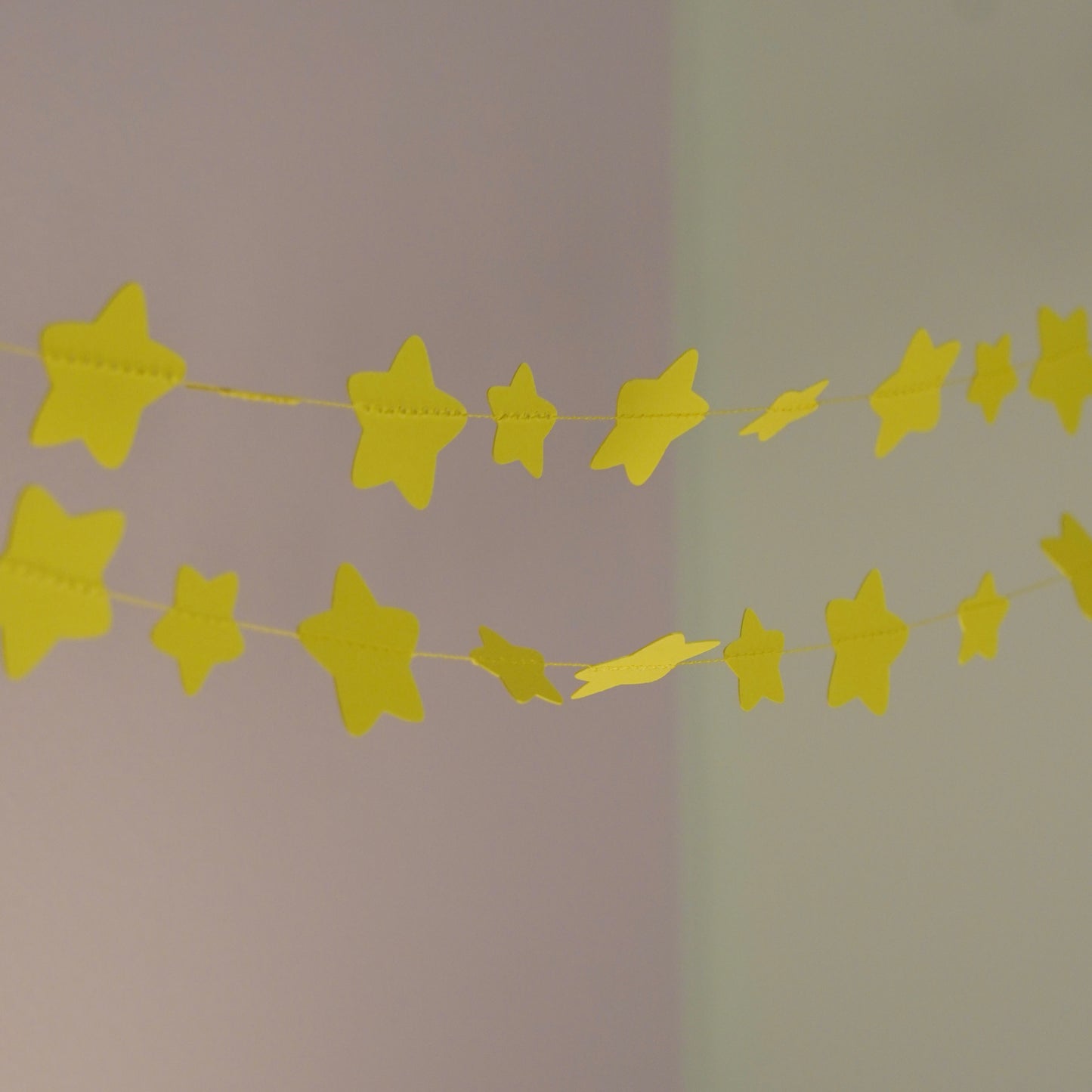 Girlande "Sterne" gelb