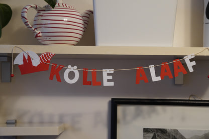 mini Girlande "Kölle Alaaf"- für Köller Jeck