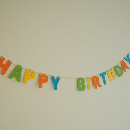 Girlande "Happy Birthday"