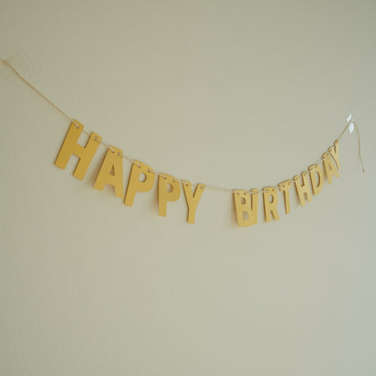 Girlande "Happy Birthday"