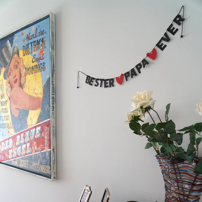 Girlande "bester Papa ever"