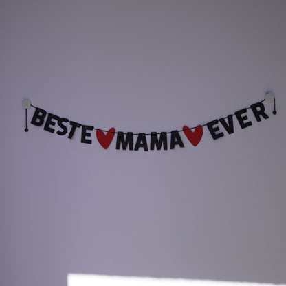 Girlande "beste Mama ever"