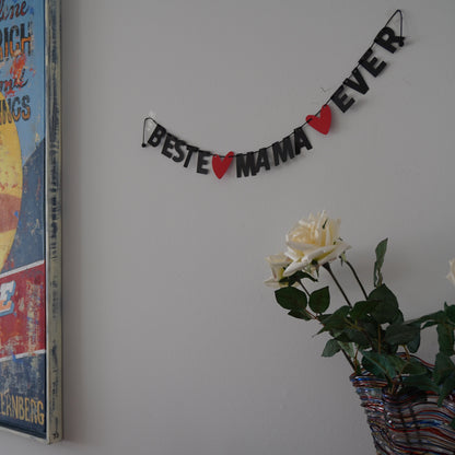 Girlande "beste Mama ever"