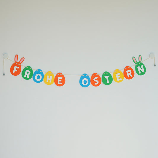 Girlande "Frohe Ostern"