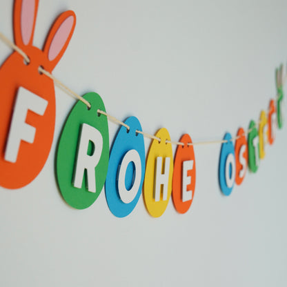Girlande "Frohe Ostern"