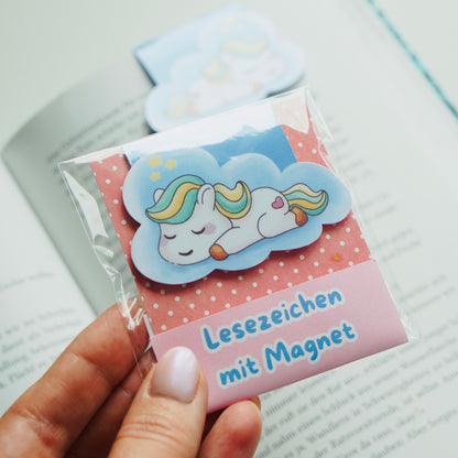 magnetisches Lesezeichen "schlafendes Pony"