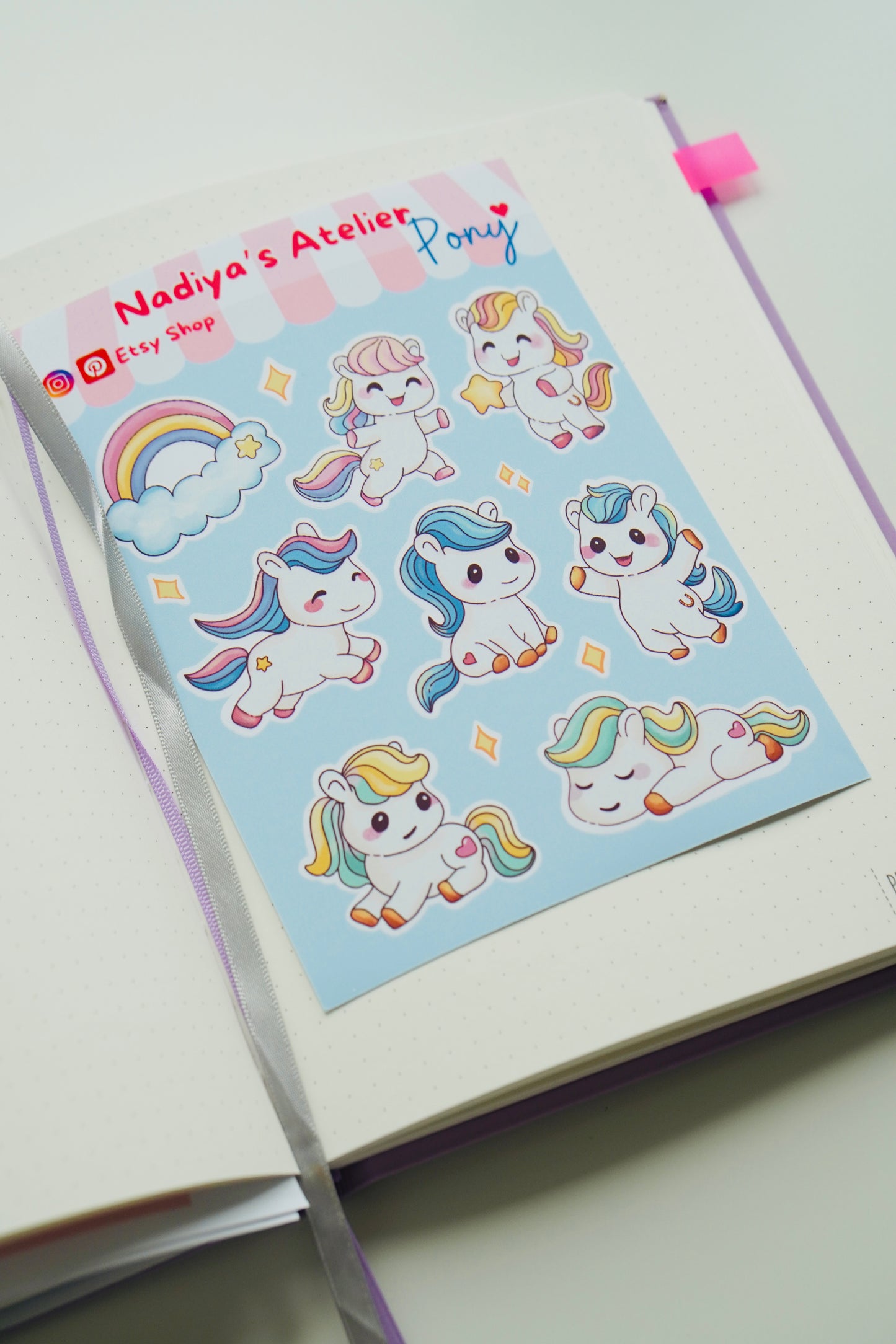 Sticker Sheet "Pony"
