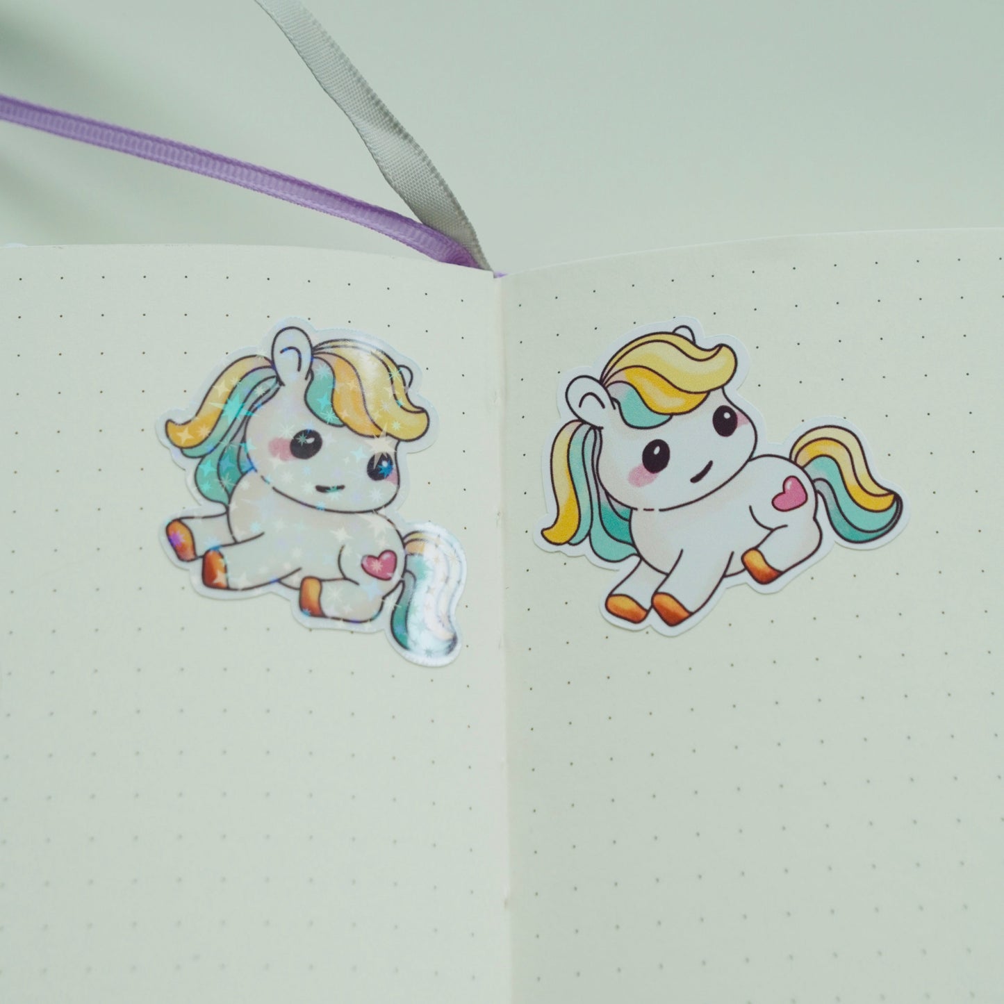 Bundles Sticker & Magnet-Lesezeichen  aus der Kollektion "Pony"