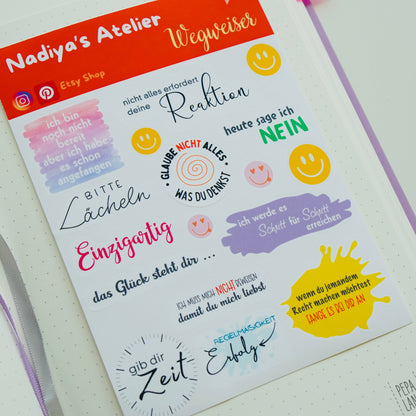 Sticker Sheet "Wegweiser"