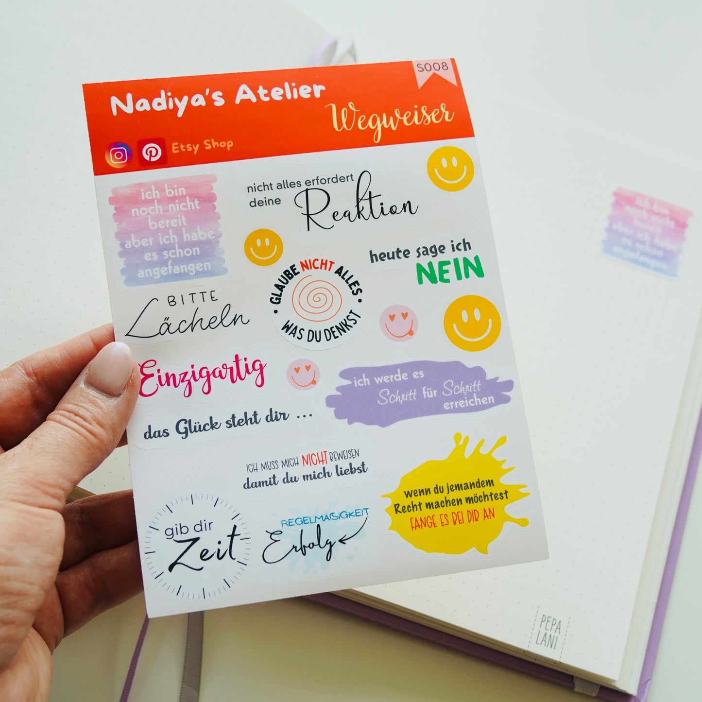 Sticker Sheet "Wegweiser"