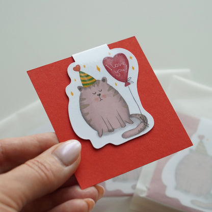 magnetischer Lesezeichen "Katze"