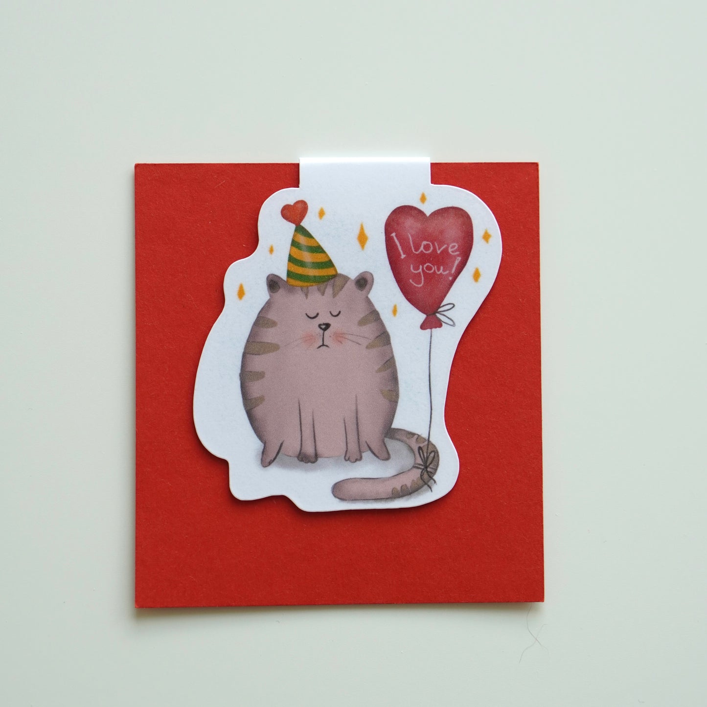 magnetischer Lesezeichen "Katze"