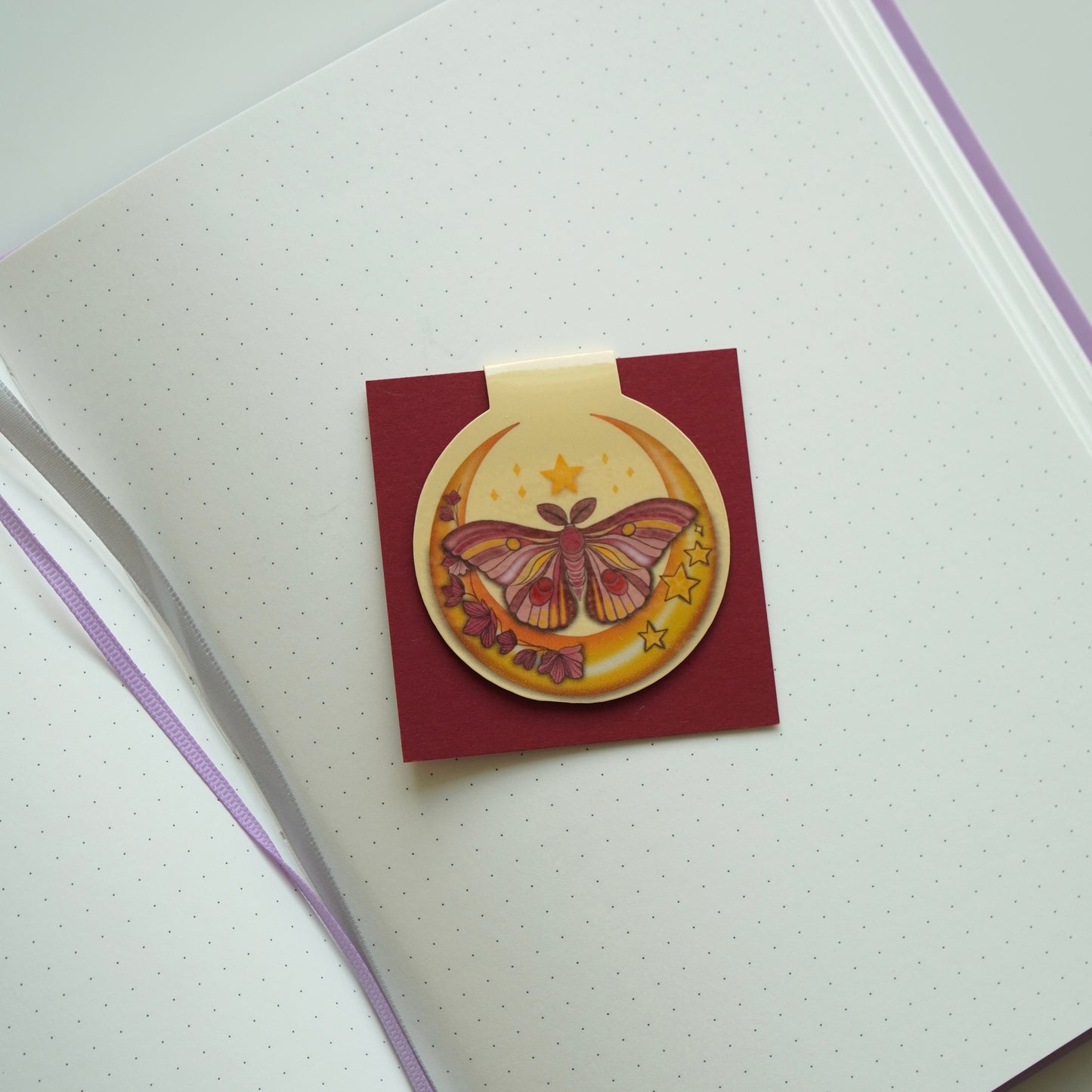 magnetischer Lesezeichen "Nachtschmetterling"