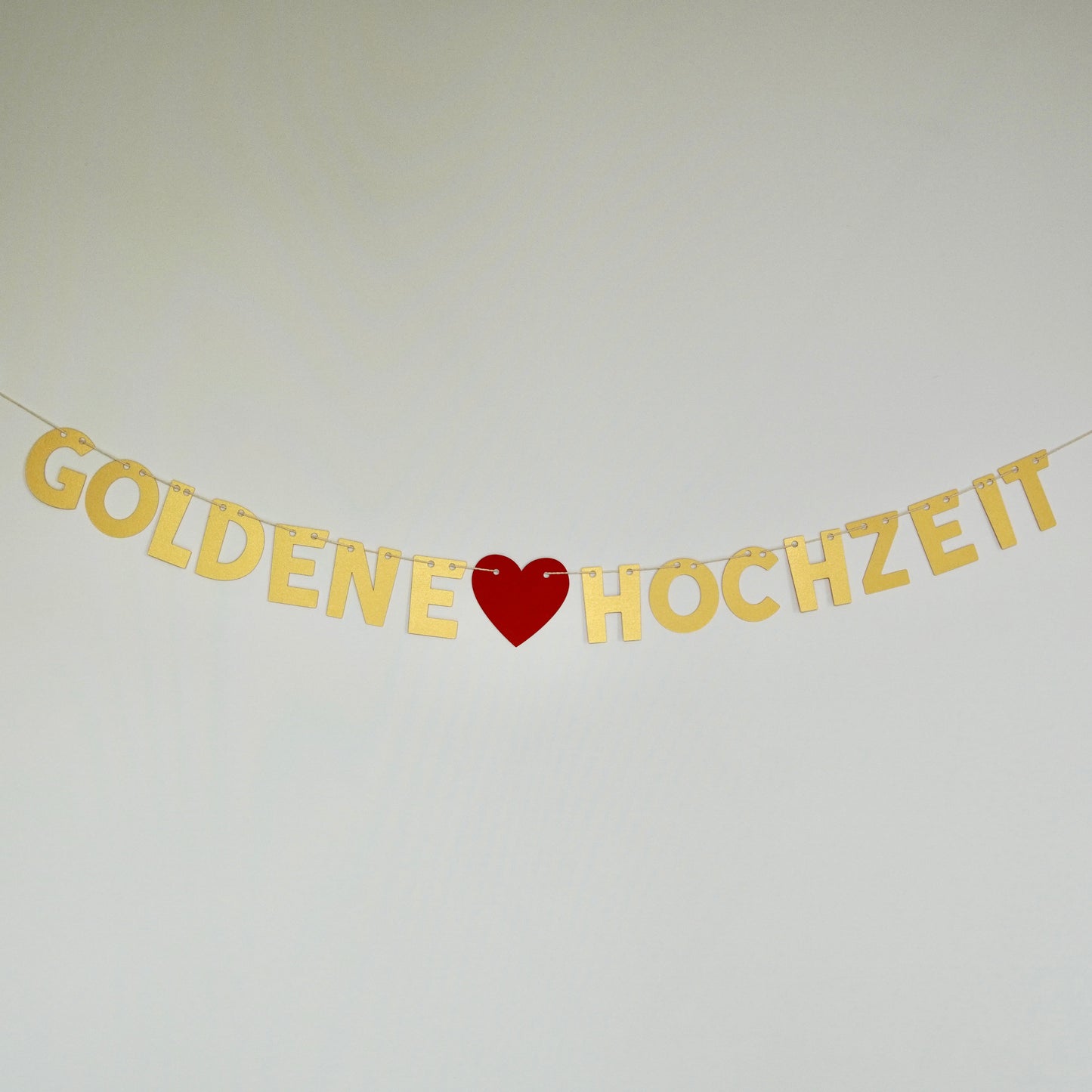 Girlande "Goldene Hochzeit"