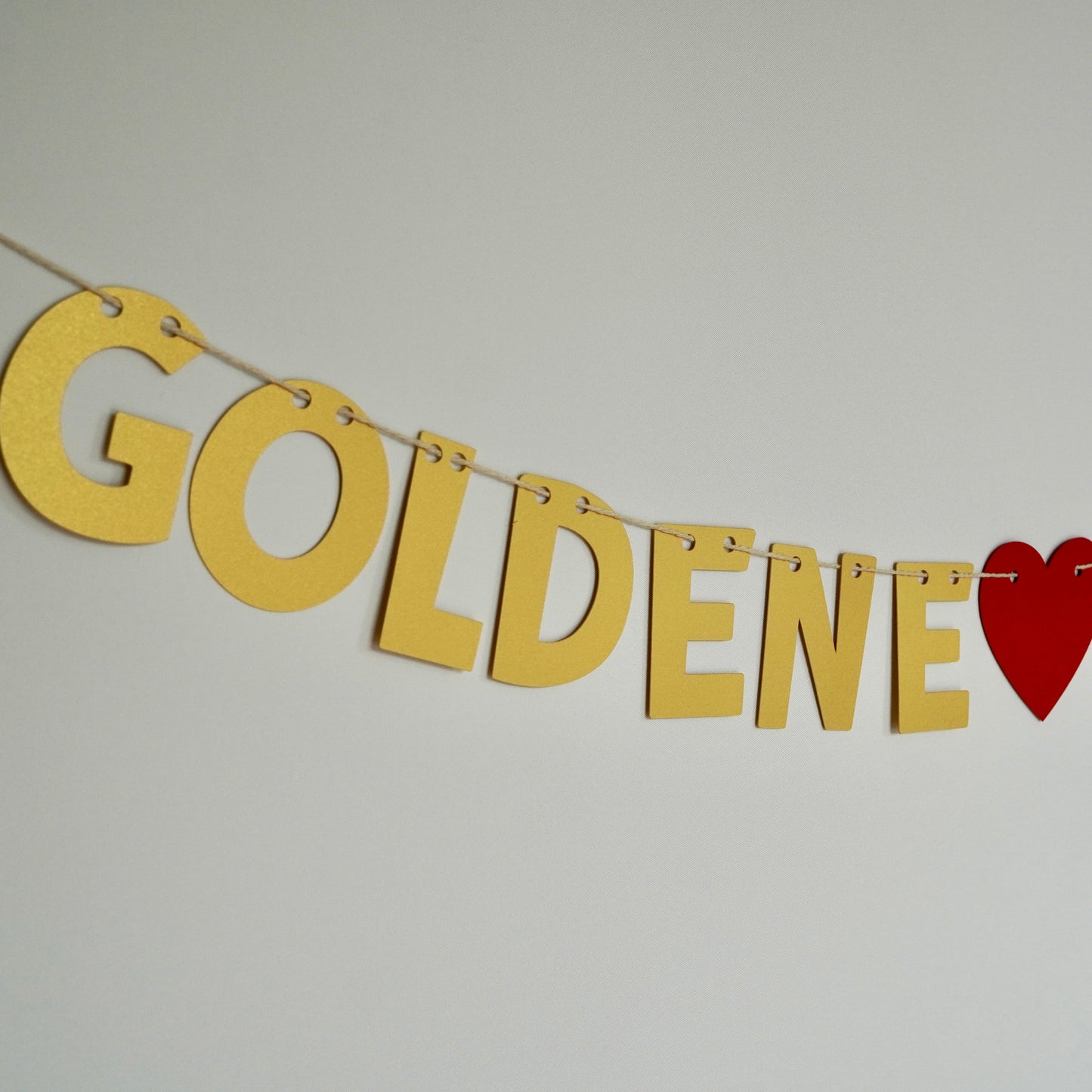 Girlande "Goldene Hochzeit"