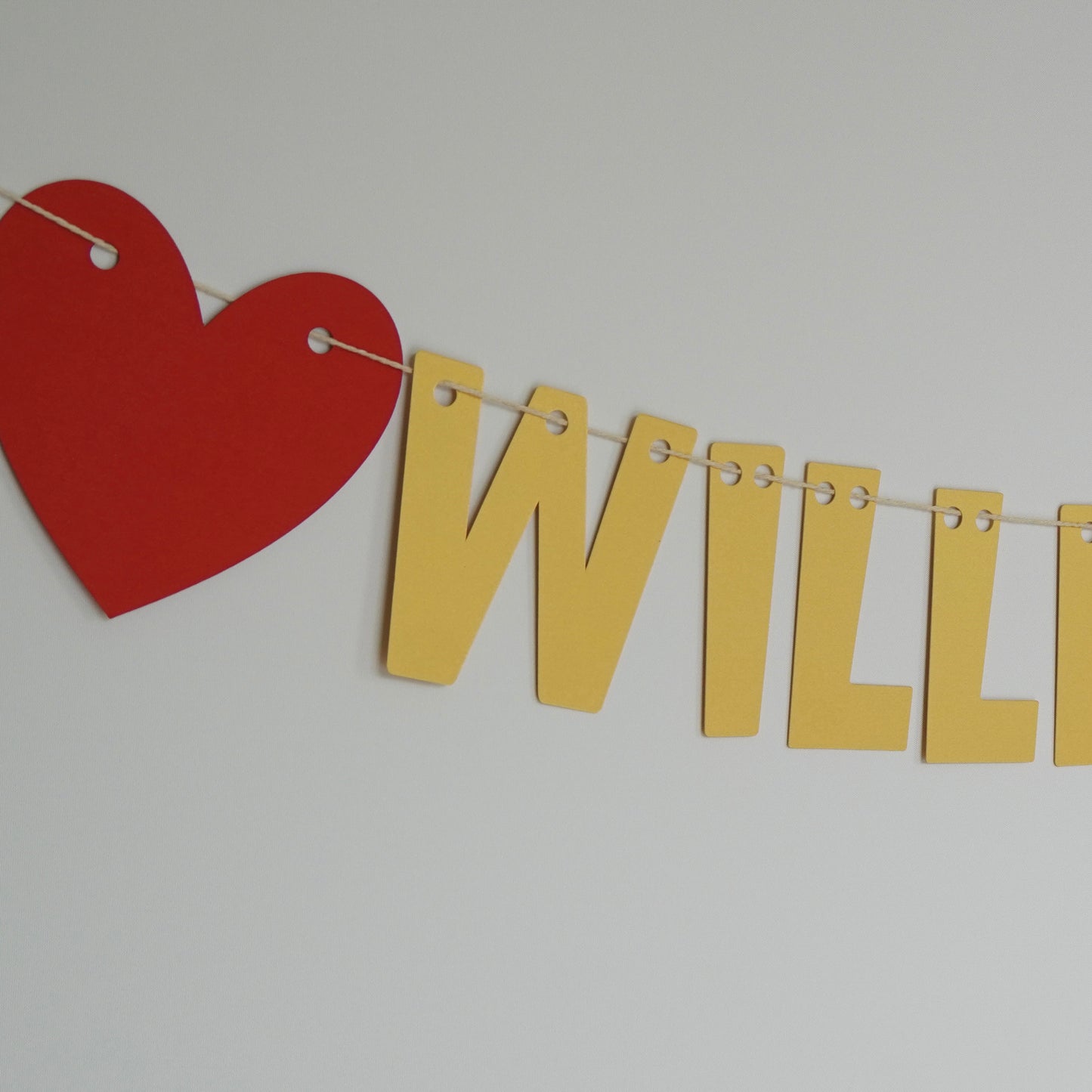 Girlande "Herzlich Willkommen"