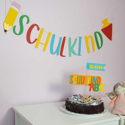 Girlande "Schulkind"