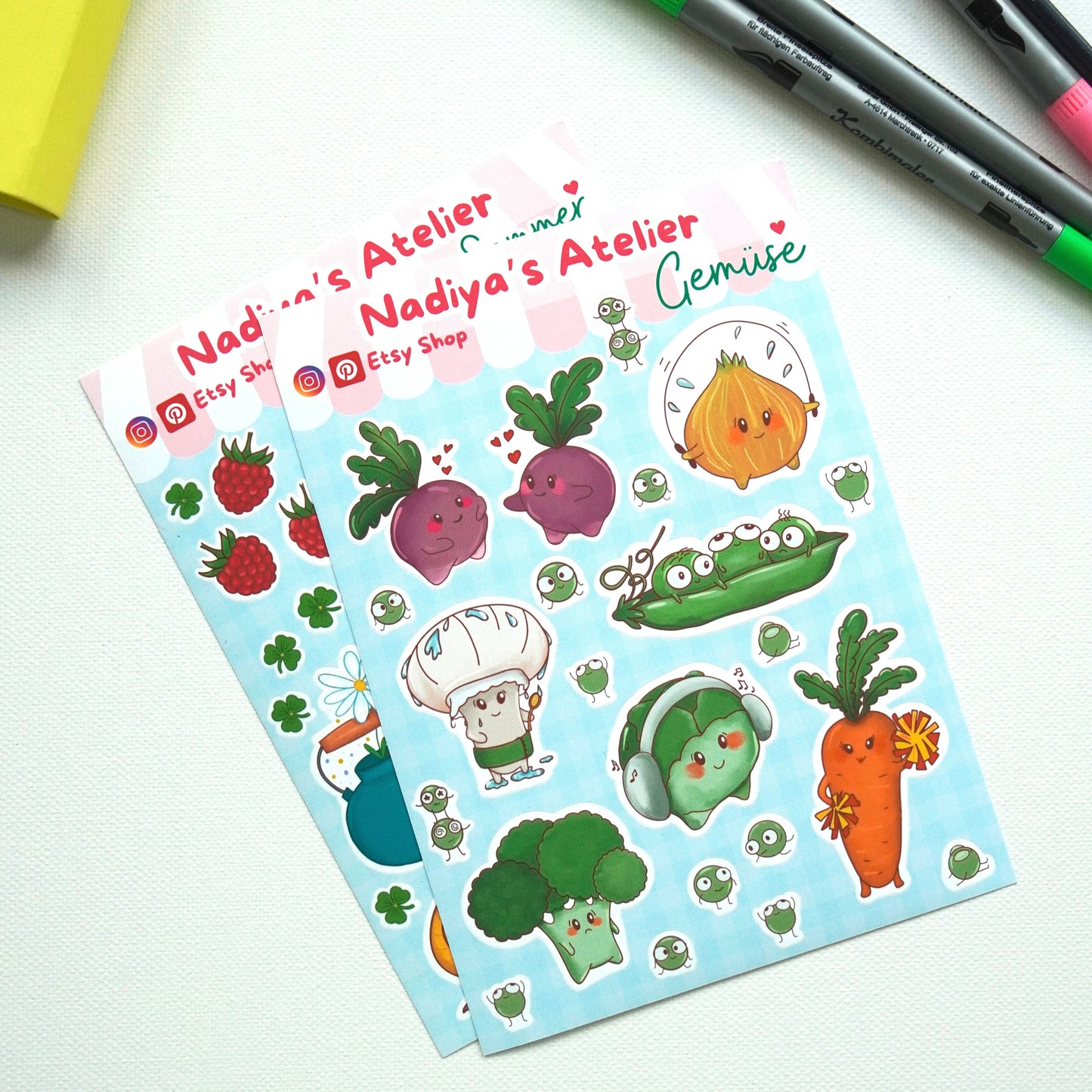 Sticker Sheet “Gemüse“