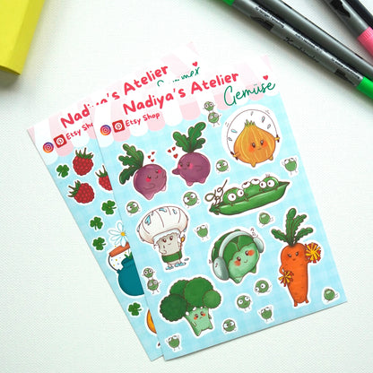 Sticker Sheet “Gemüse“