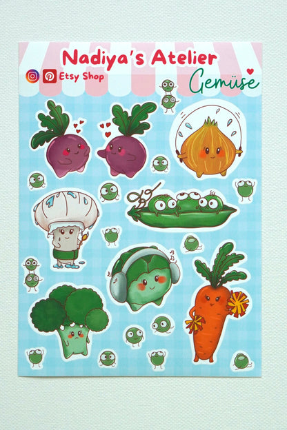 Sticker Sheet “Gemüse“