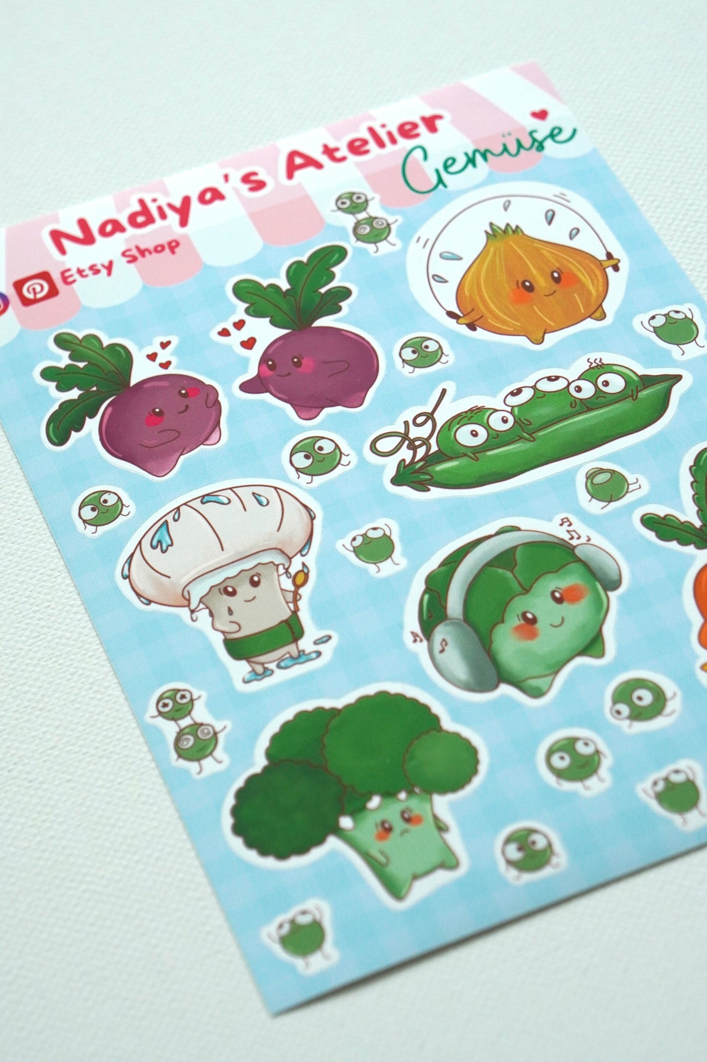 Sticker Sheet “Gemüse“