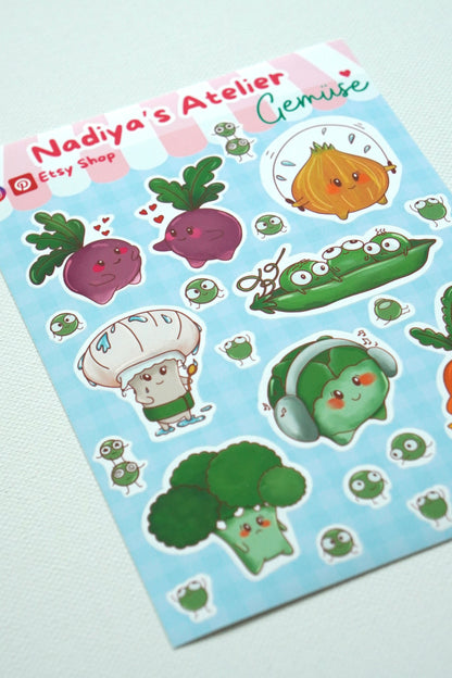 Sticker Sheet “Gemüse“