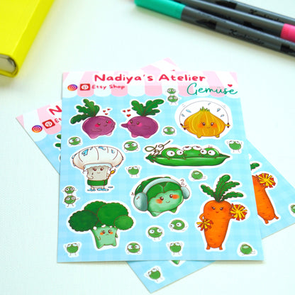 Sticker Sheet “Gemüse“