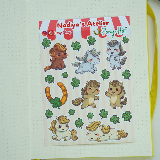 Sticker Sheet "Pony Hof"