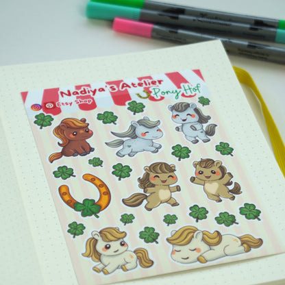 Sticker Sheet "Pony Hof"
