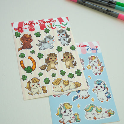 Sticker Sheet "Pony Hof"