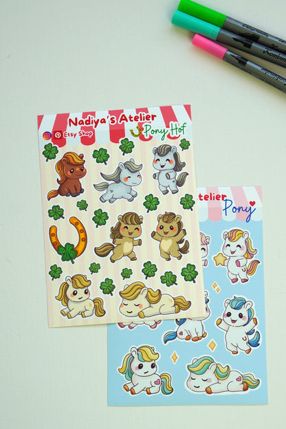 Sticker Sheet "Pony"