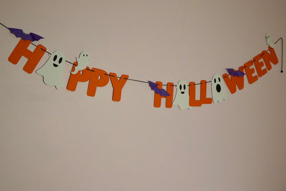 Papiergirlande "Happy Halloween"