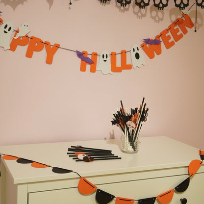 Papiergirlande "Happy Halloween"