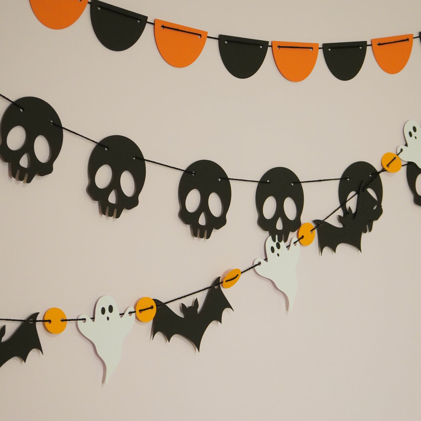 Papiergirlande "Halbkreise"