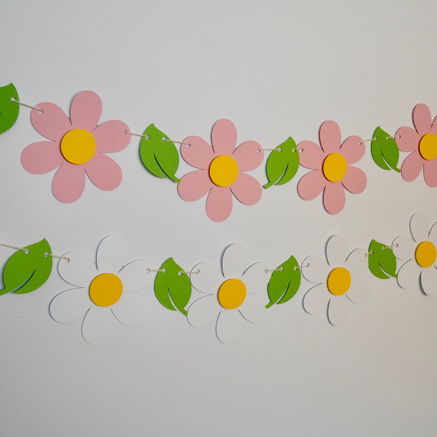 Girlande "Blumen" rosa