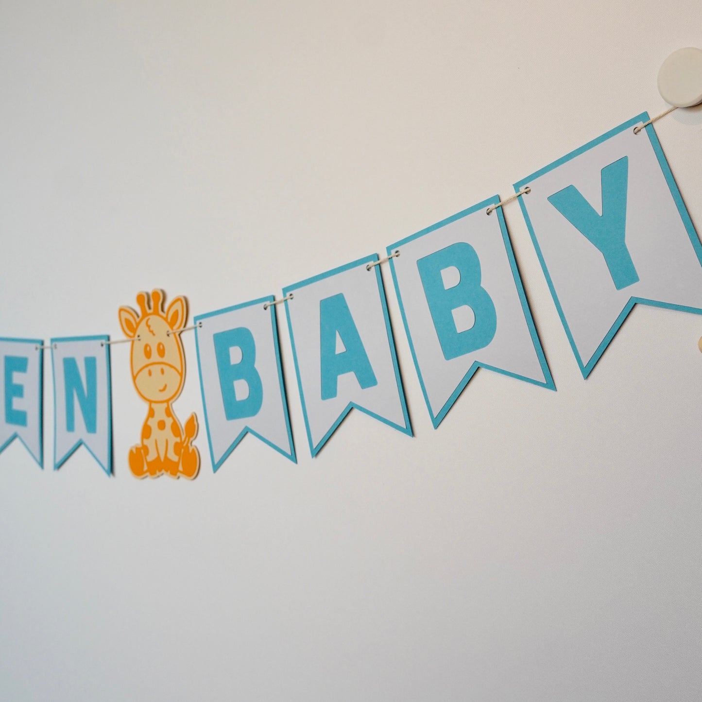 Girlande Willkommen Baby