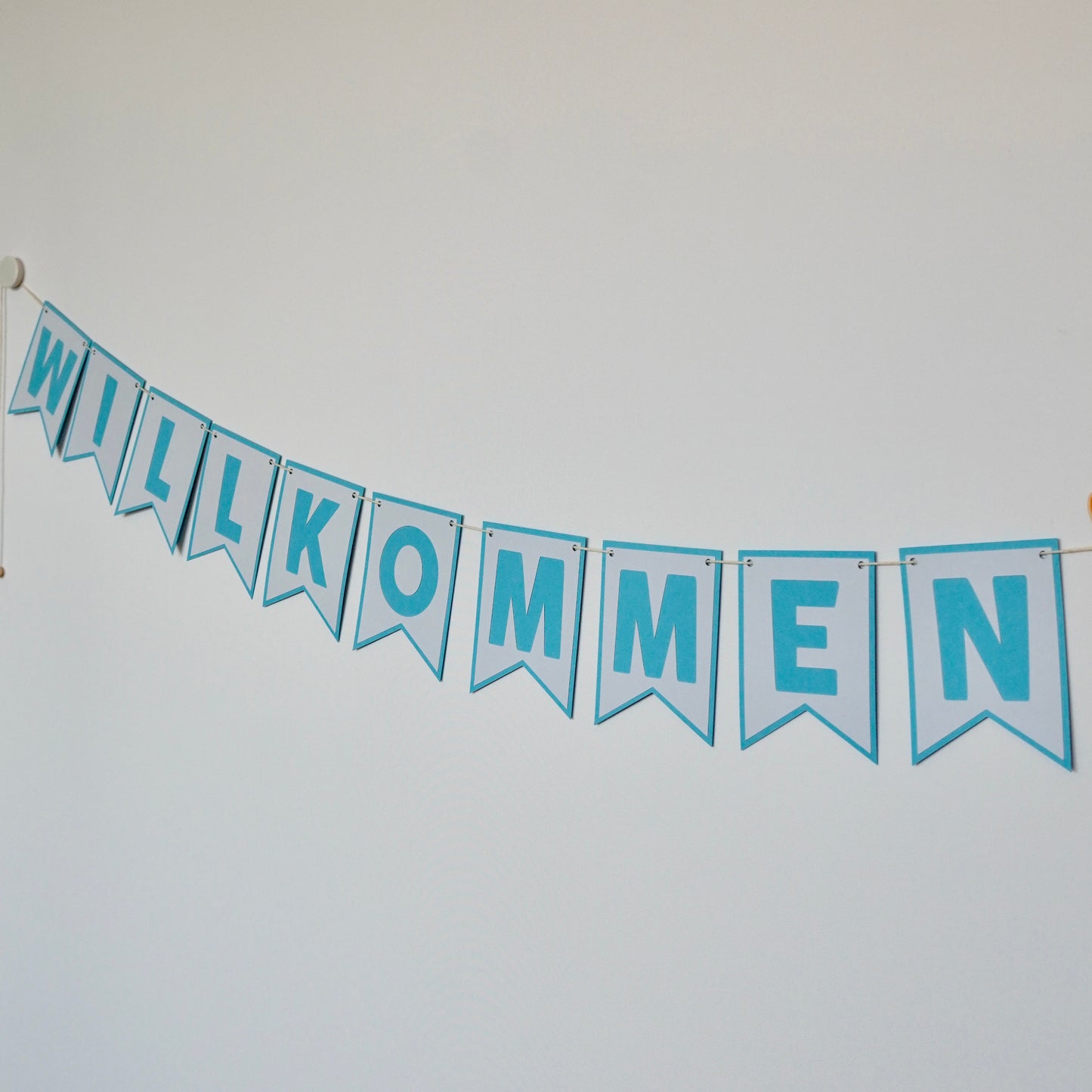 Girlande Willkommen Baby