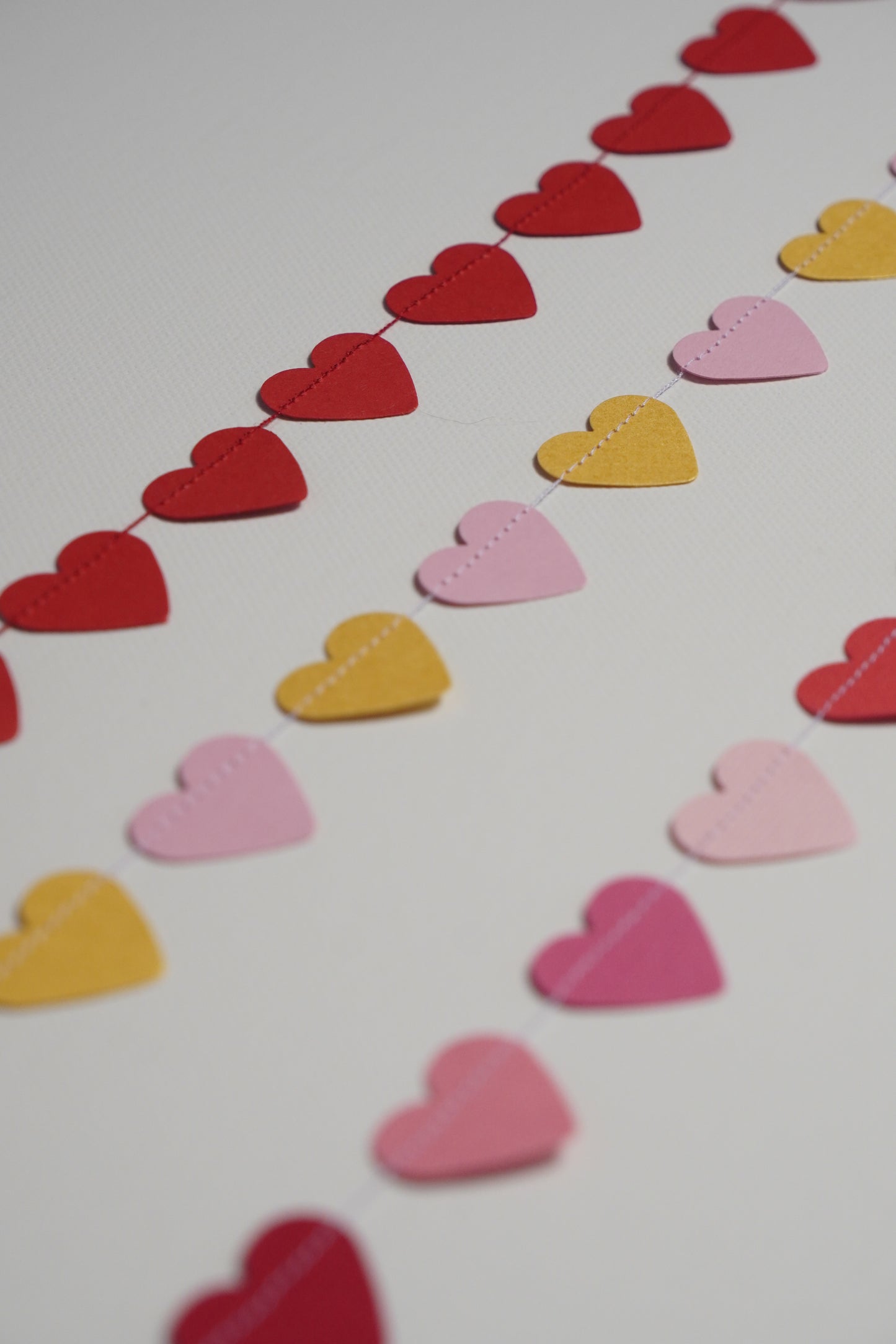 Girlande "Herzen" gold-rosa