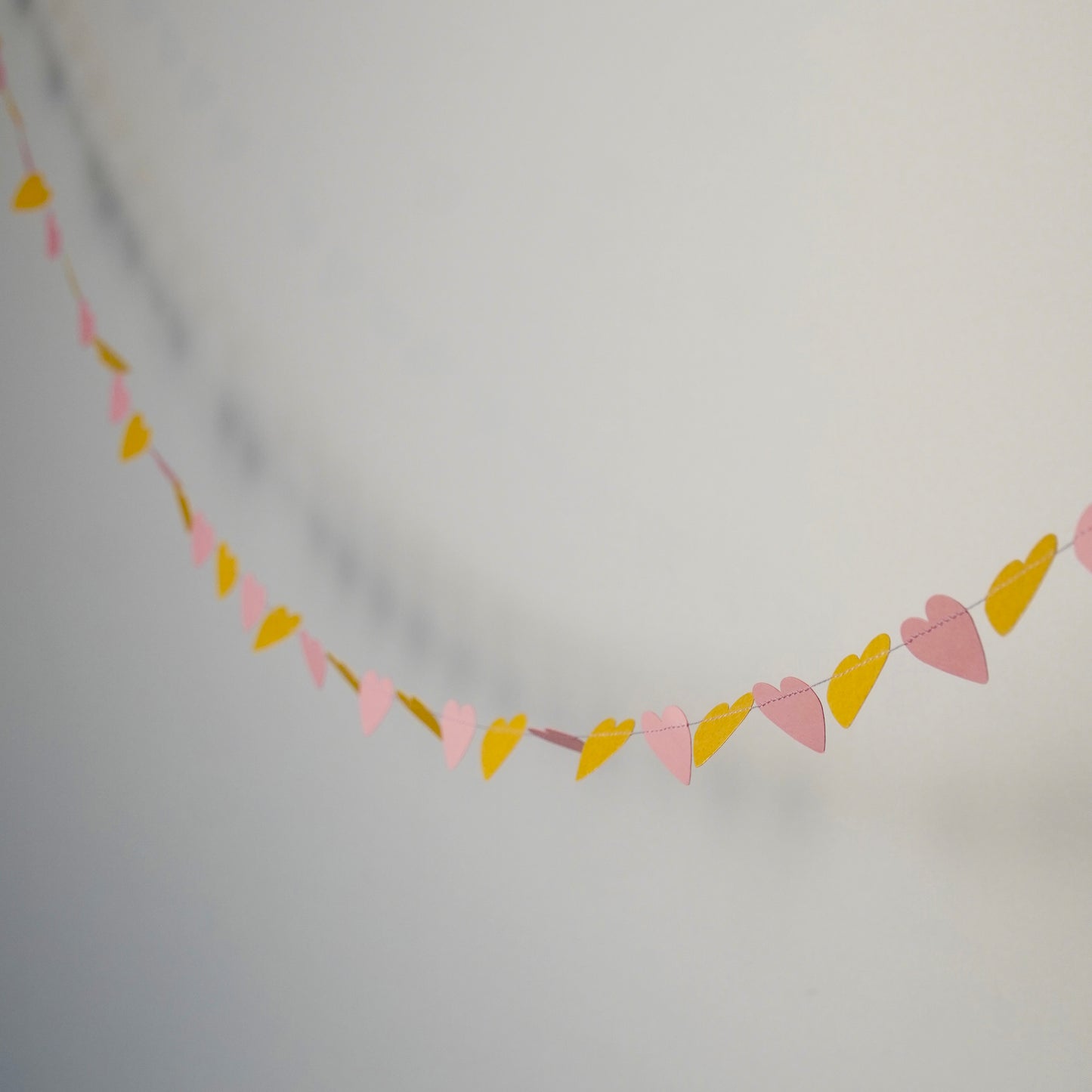 Girlande "Herzen" gold-rosa