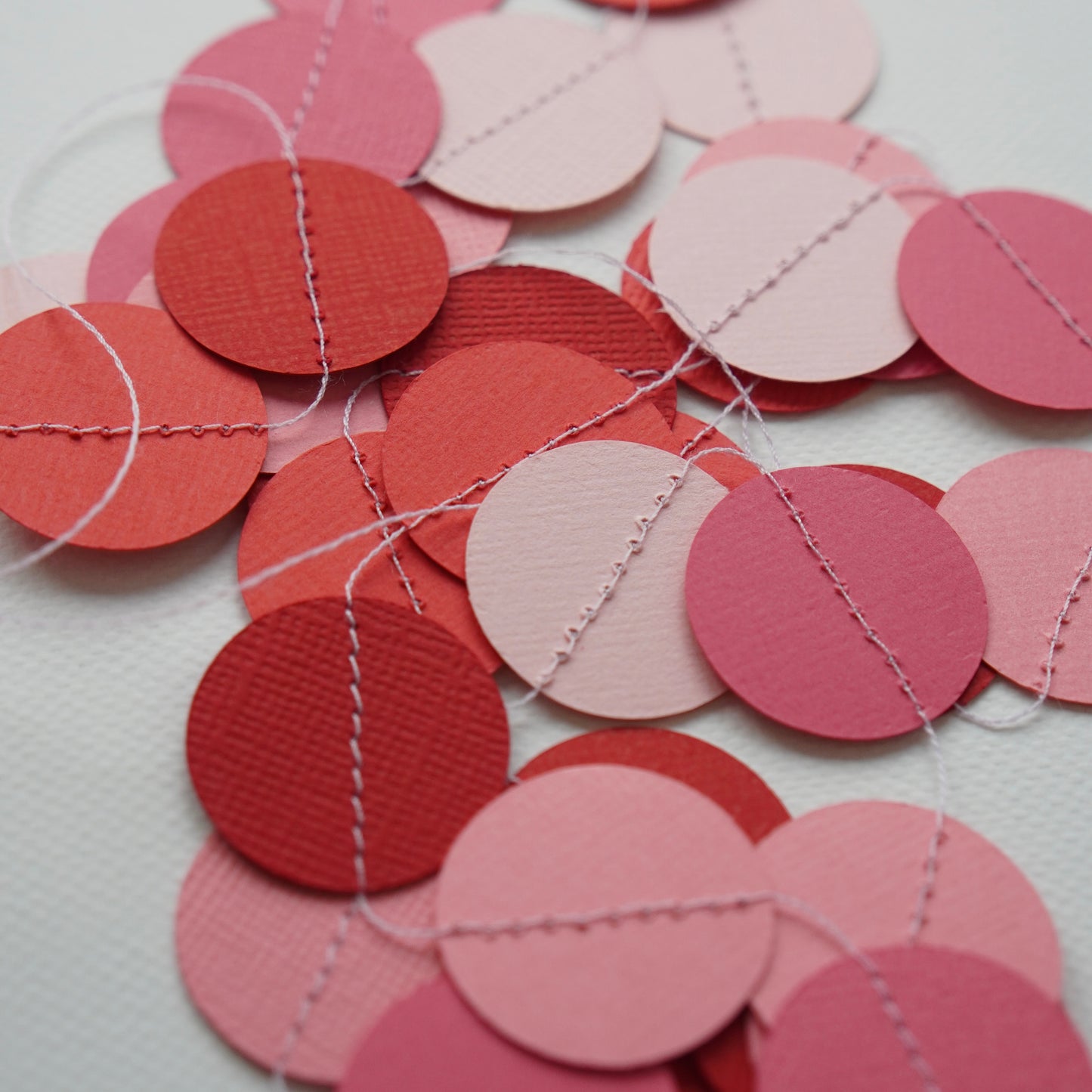 Girlande "Kreise" rosa