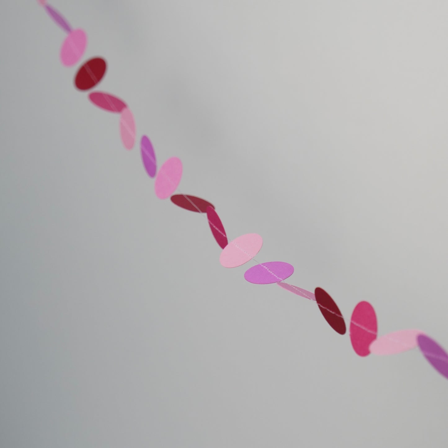 Girlande "Kreise" rosa-lila