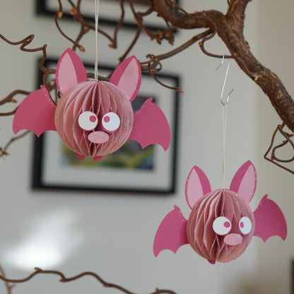 Fledermaus im Set - rosa