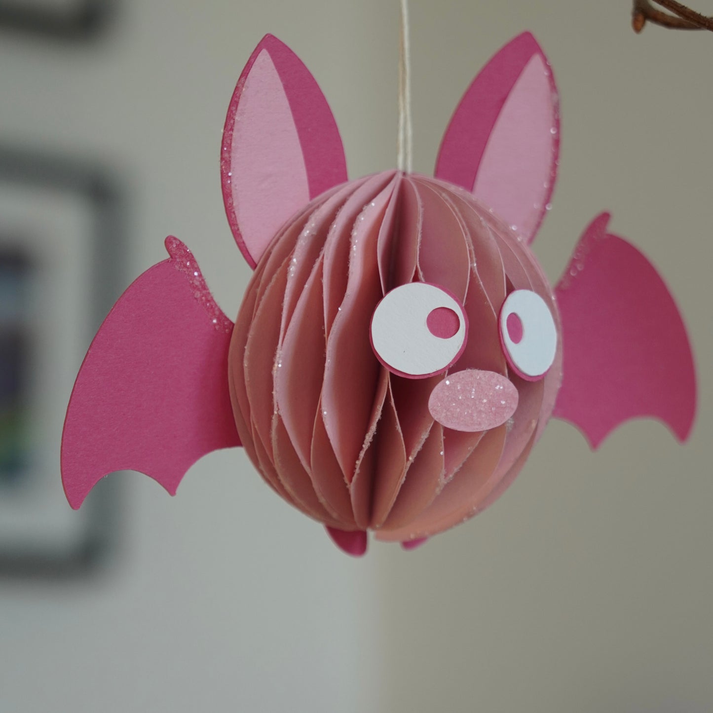 Fledermaus im Set - rosa