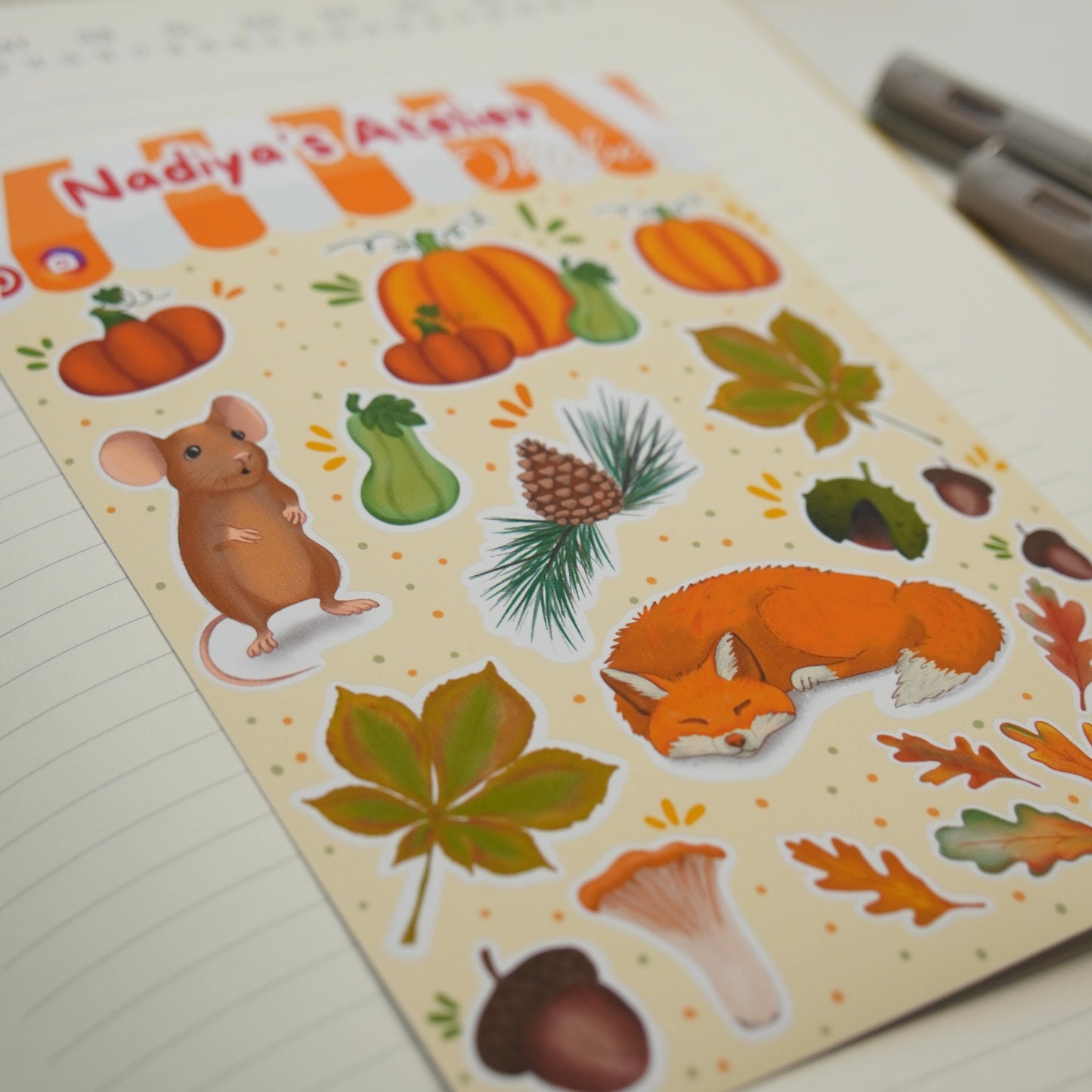 Sticker Sheet "Oktober"
