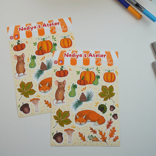 Sticker Sheet "Oktober"