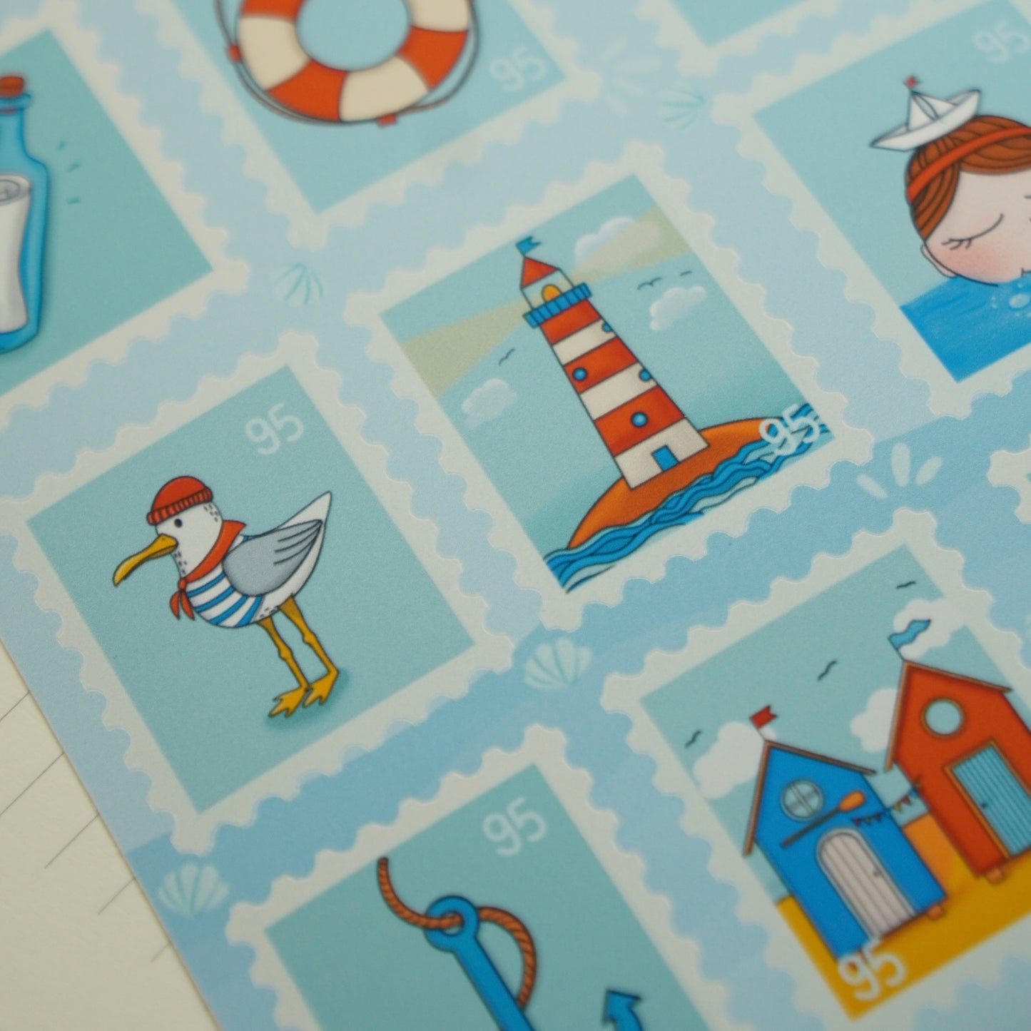 Sticker Sheet "Ahoi Meer"