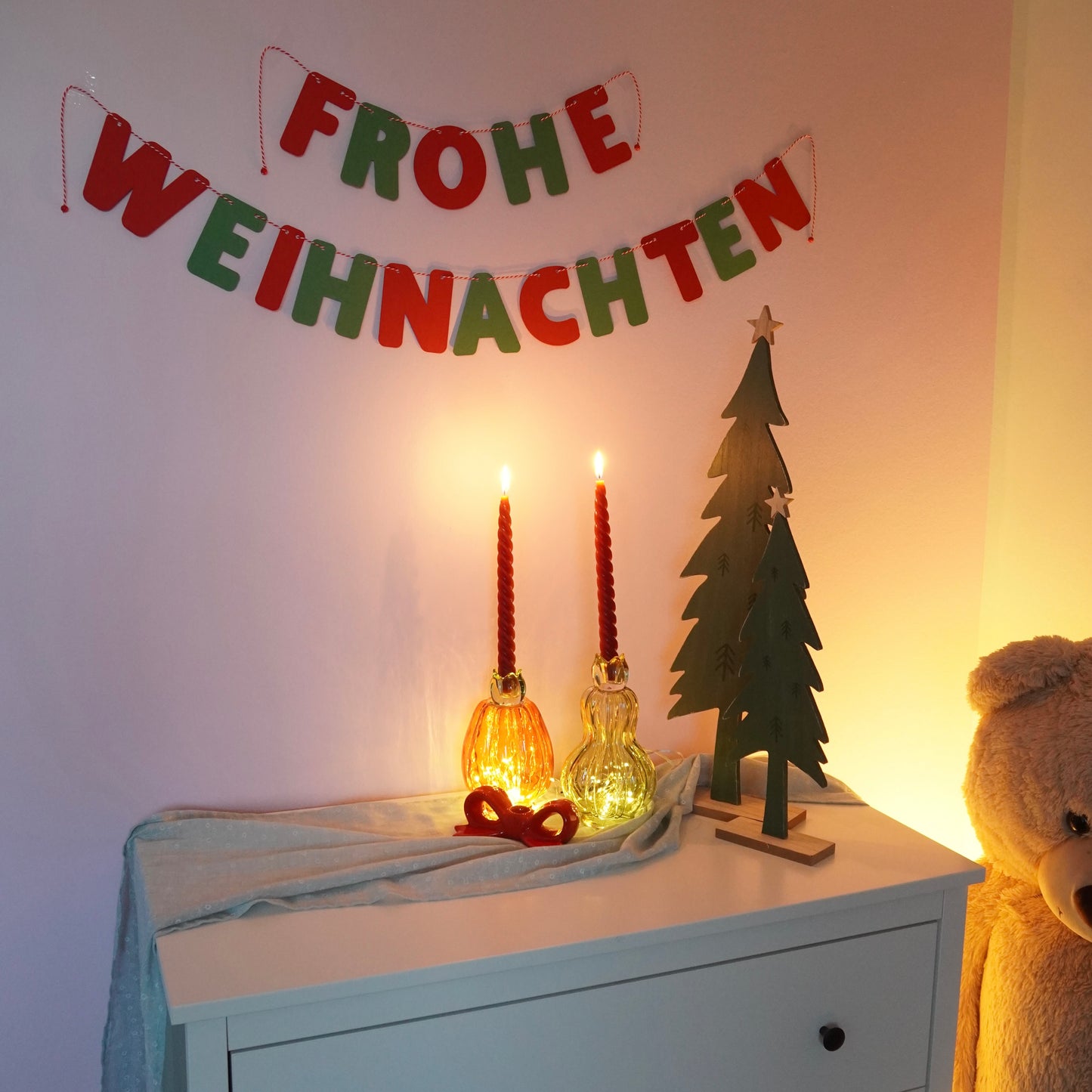 Girlande "Frohe Weihnachten"