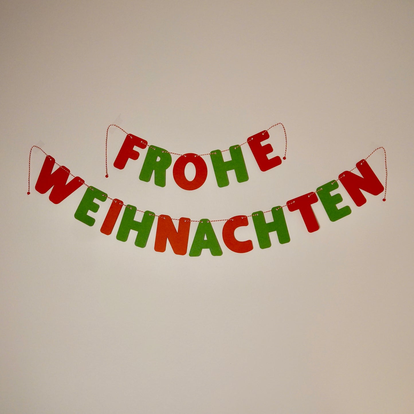 Girlande "Frohe Weihnachten"