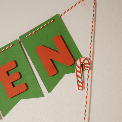 Girlande "Frohe Weihnachten"